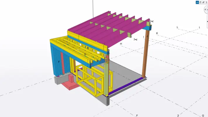 Image from Leikskoli gallery. Timber Structure building.